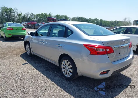 2019 Nissan Sentra S из США, поврежденный, VIN 3N1AB7AP1KY278002